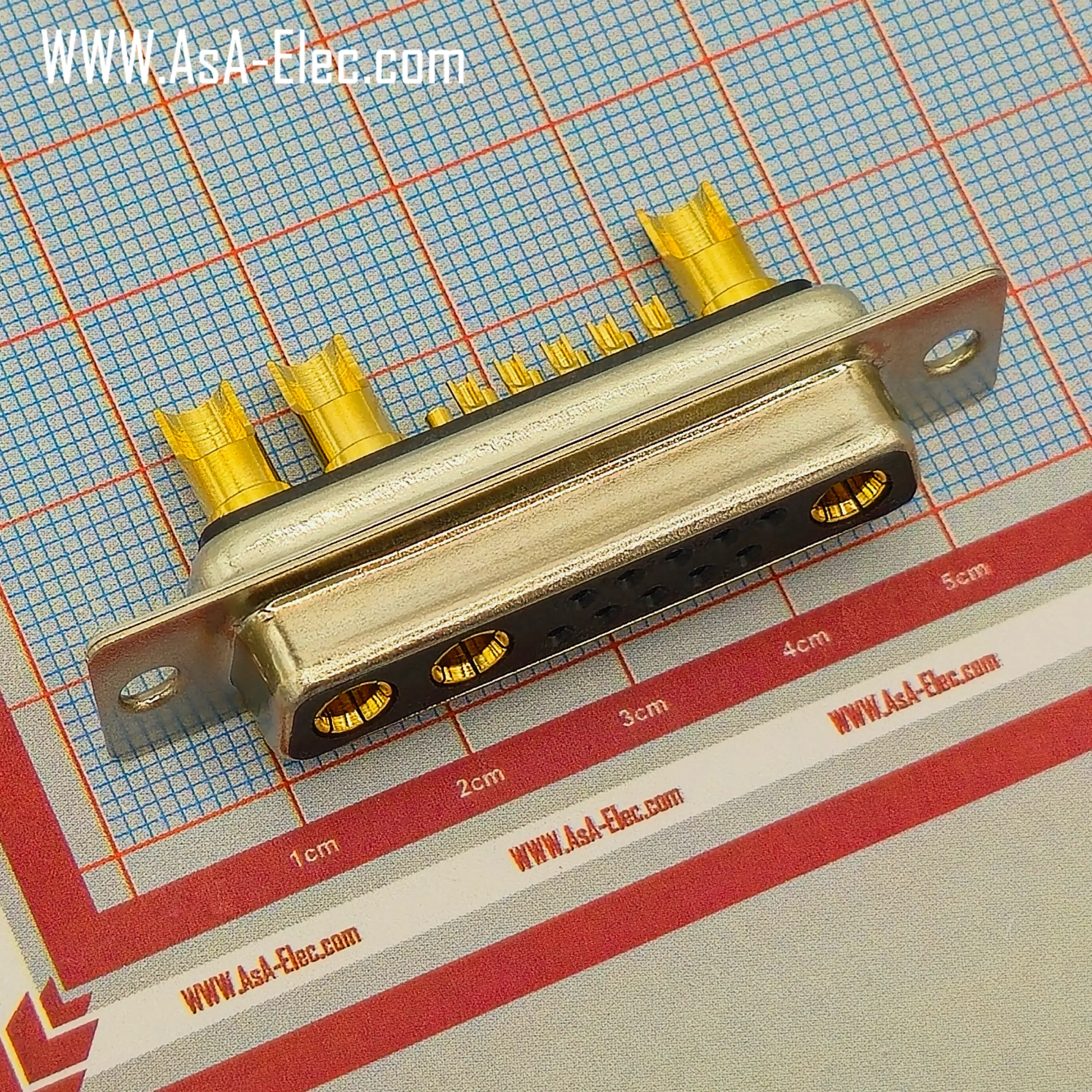 POWER D-SUB 13W3 SOLDER CUP-FEMALE